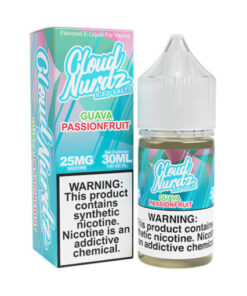 Cloud Nurdz TFN Salts ICED – Guava Passionfruit (Pink Guava) 30mL